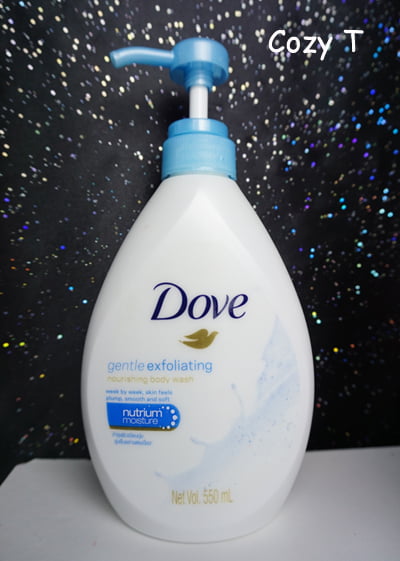 Dove gentle exfoliating body wash