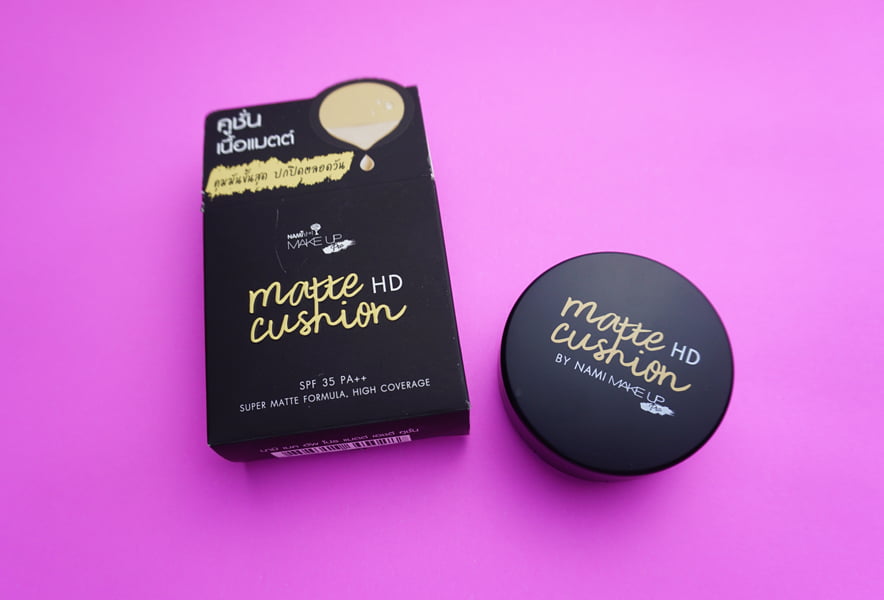 Nami MakeUp Pro Matte HD Cushion spf 35 pa++
Super matte formula high coverage